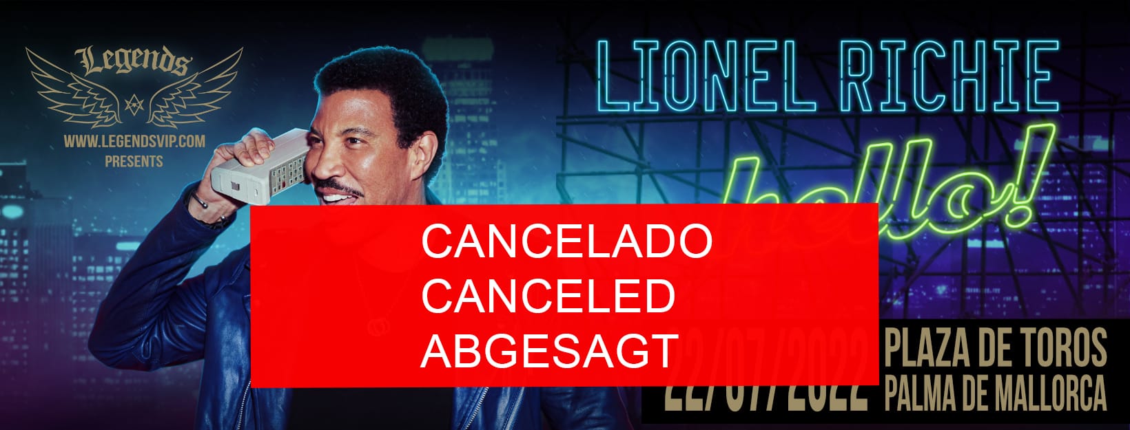 Lionel Richie Tour 2022 cancelled